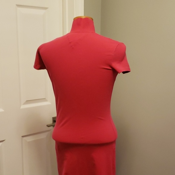Tommy Hilfiger pink polo dress - Picture 3 of 4